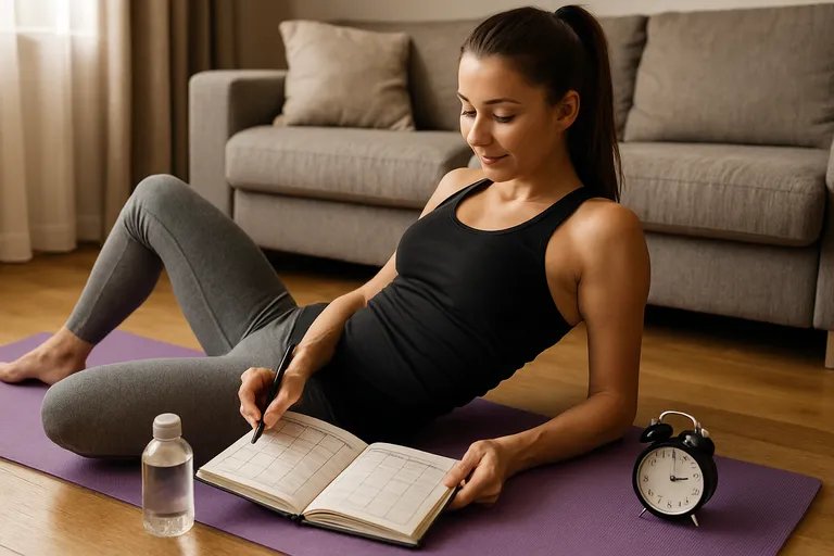 Schema en leefstijl om vooruitgang vast te houden